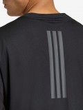 Camiseta de Entrenamiento Adidas D4T Power PrimeLift 3-Stripes Negra