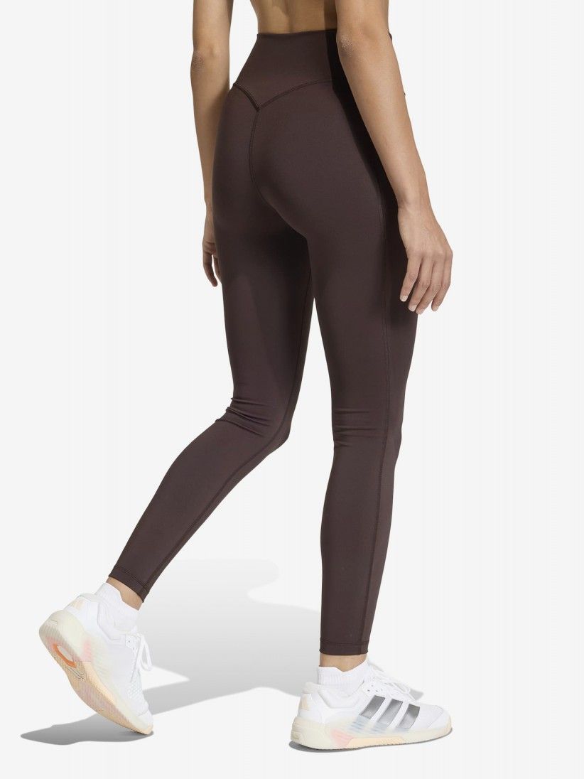 Adidas Optime Workout Climacool W Brown Training Leggings