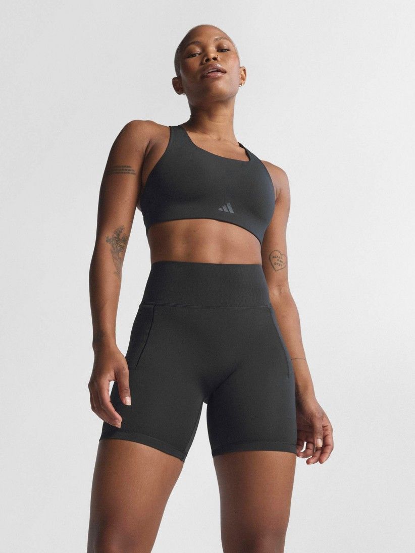 Adidas Optime Power Climacool 13cm W Black Biker Shorts