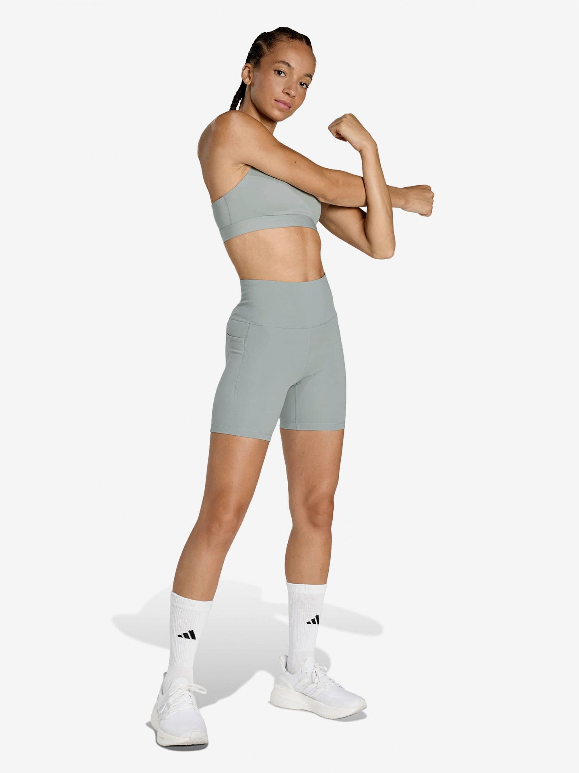 Adidas Adi365 Climacool 13cm W Green Biker Shorts