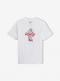 T-shirt Vans Big Push Kids Branca