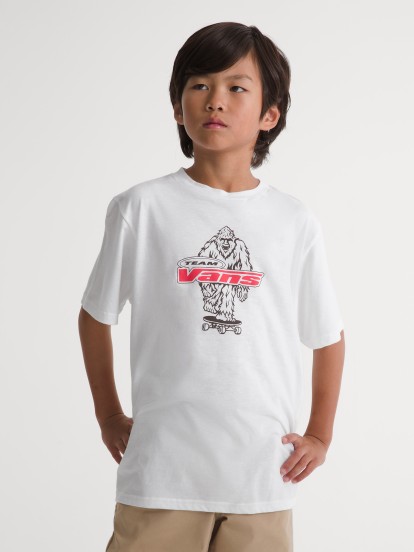 T-shirt Vans Big Push Kids Branca