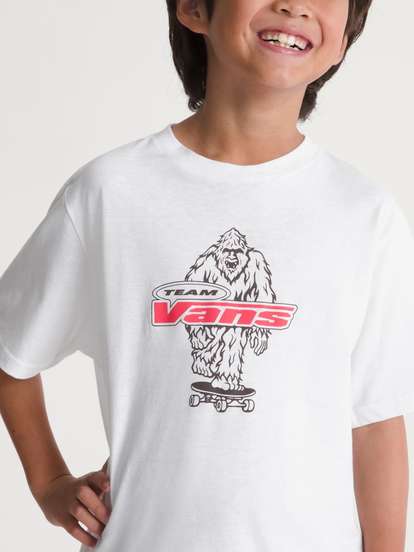 T-shirt Vans Big Push Kids Branca