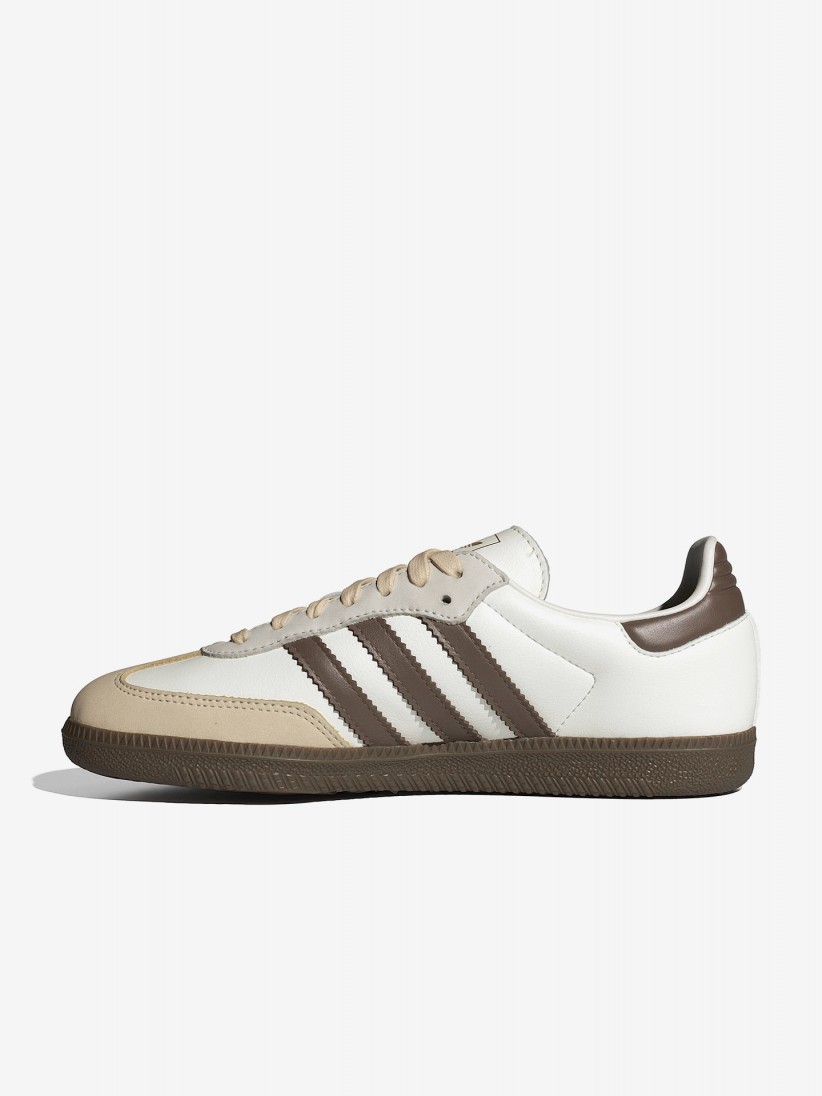 Sapatilhas Adidas Samba OG W Brancas, Castanhas e Bege