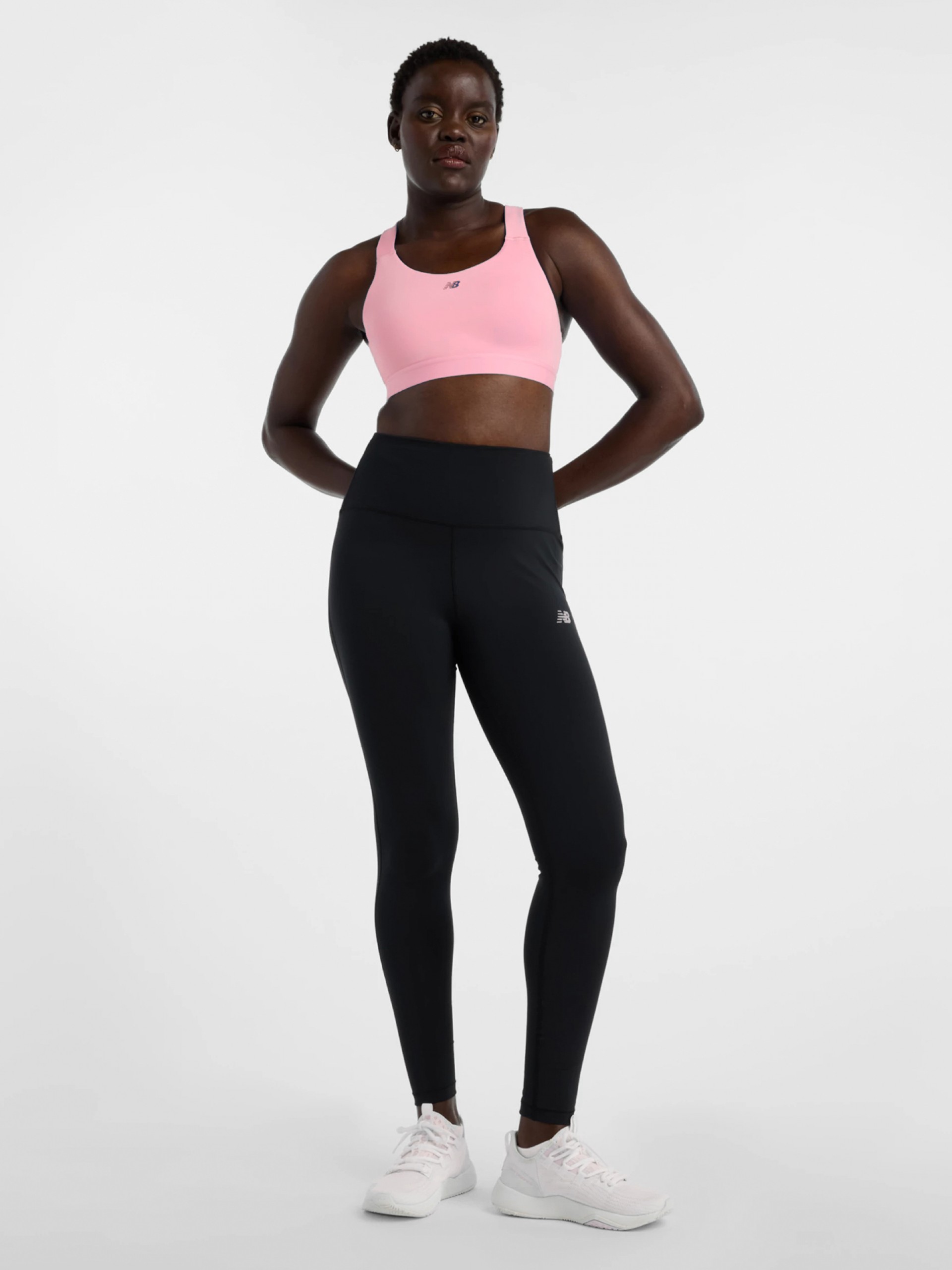 Sutiã Desportivo New Balance Essential Train Suporte Médio Rosa