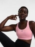 New Balance Essential Train Pink Medium Support Sports Bra