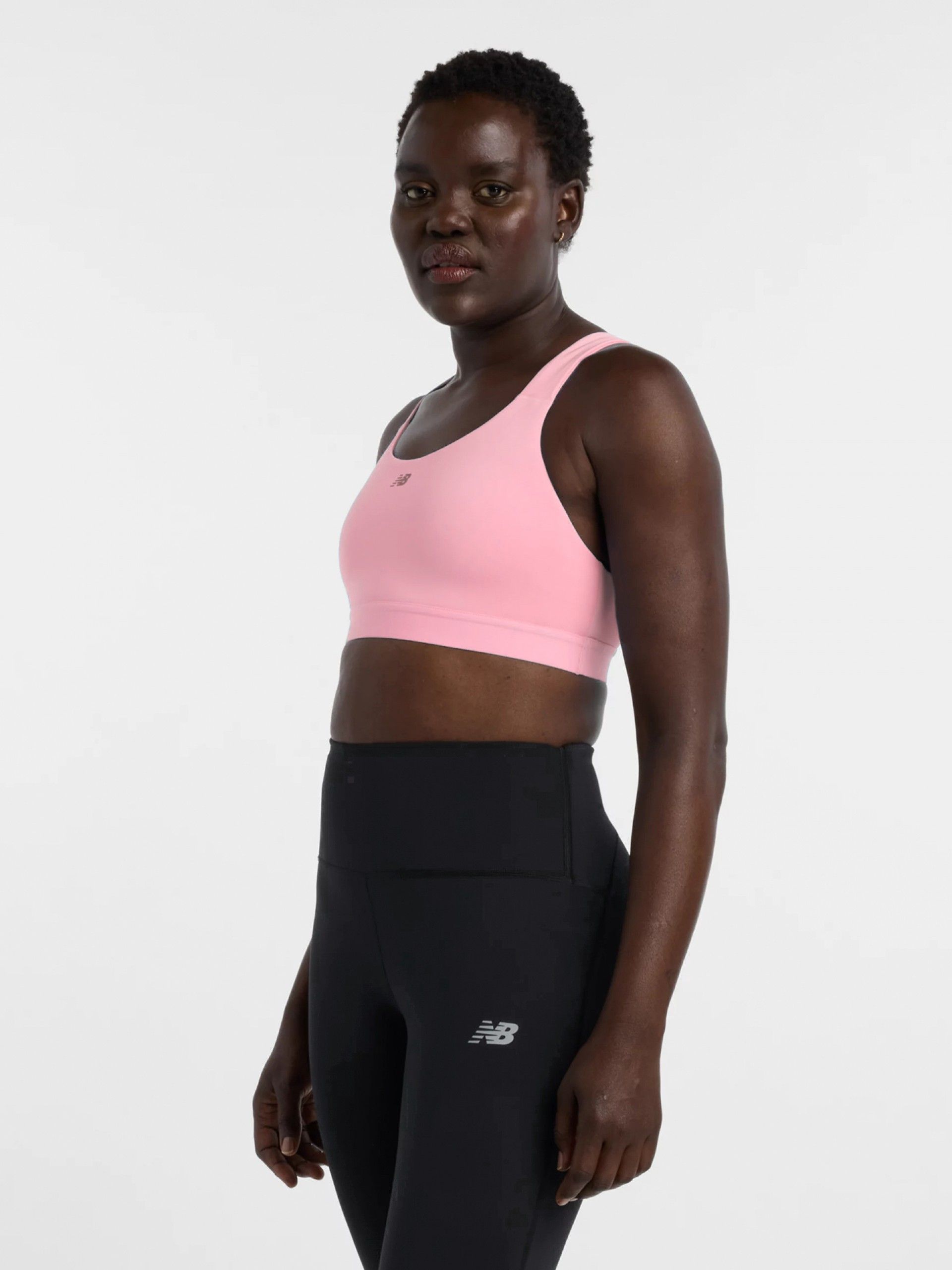 Sutiã Desportivo New Balance Essential Train Suporte Médio Rosa