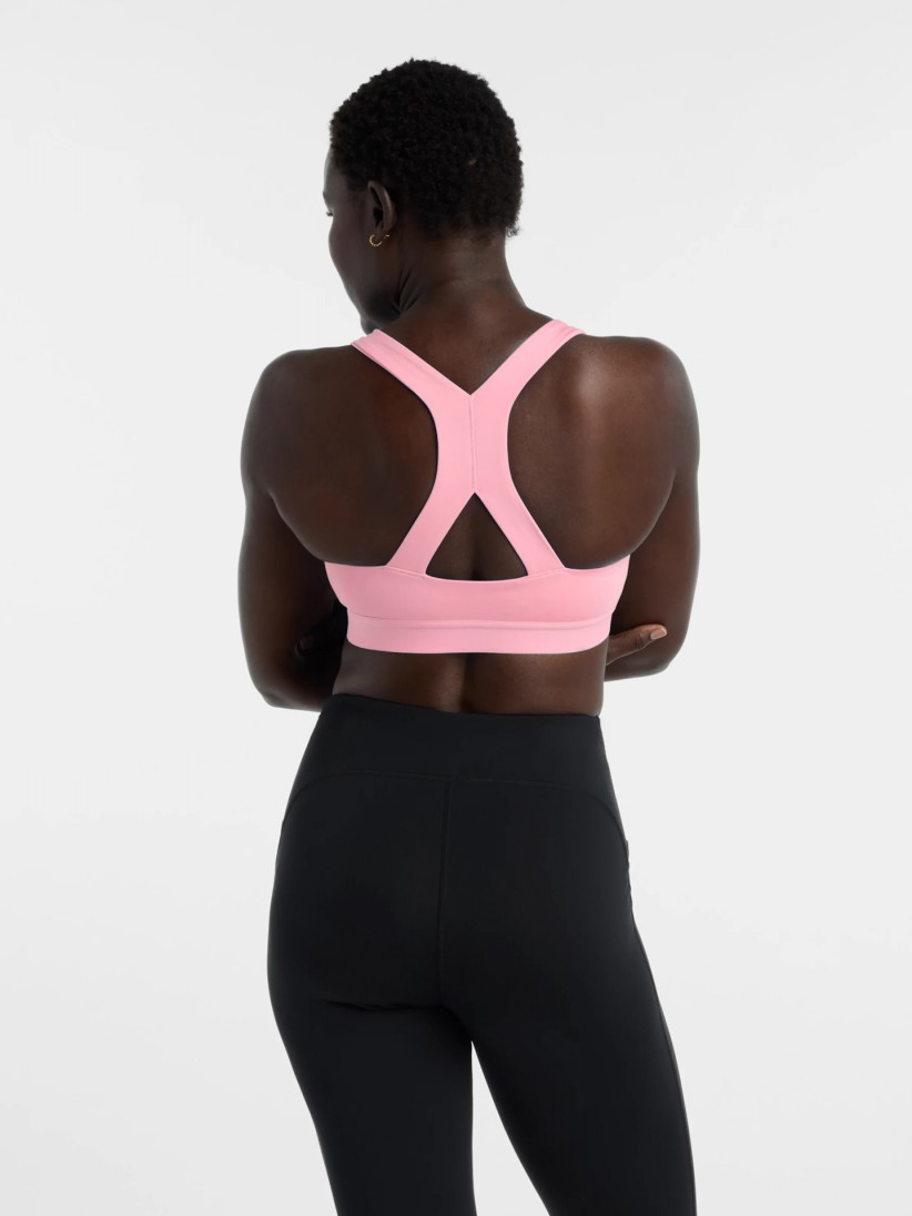 New Balance Essential Train Pink Medium Support Sports Bra