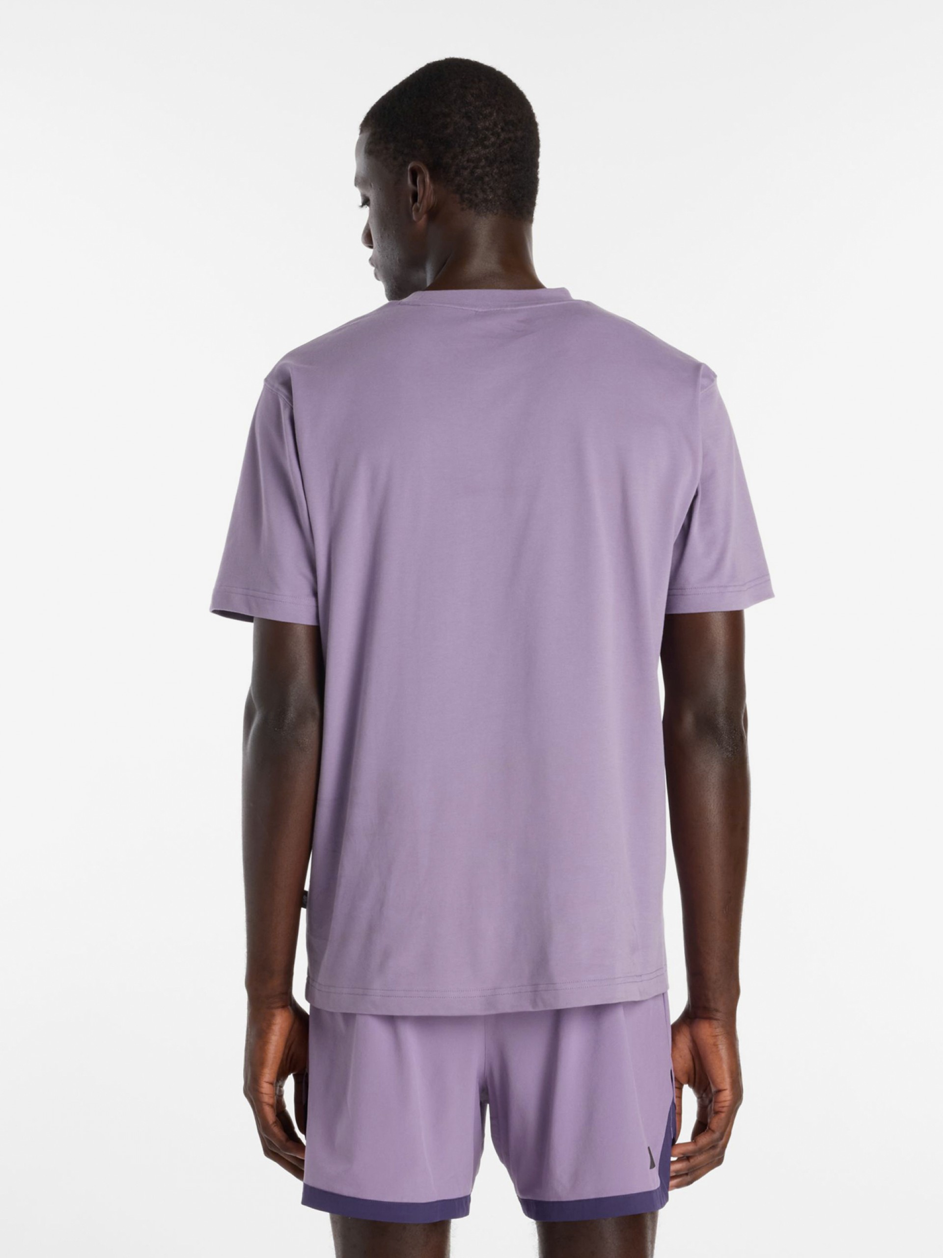 Camiseta New Balance Vortex Performance Lila y Verde