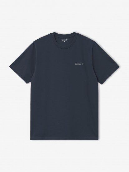 Carhartt WIP Script Embroidery Blue T-shirt
