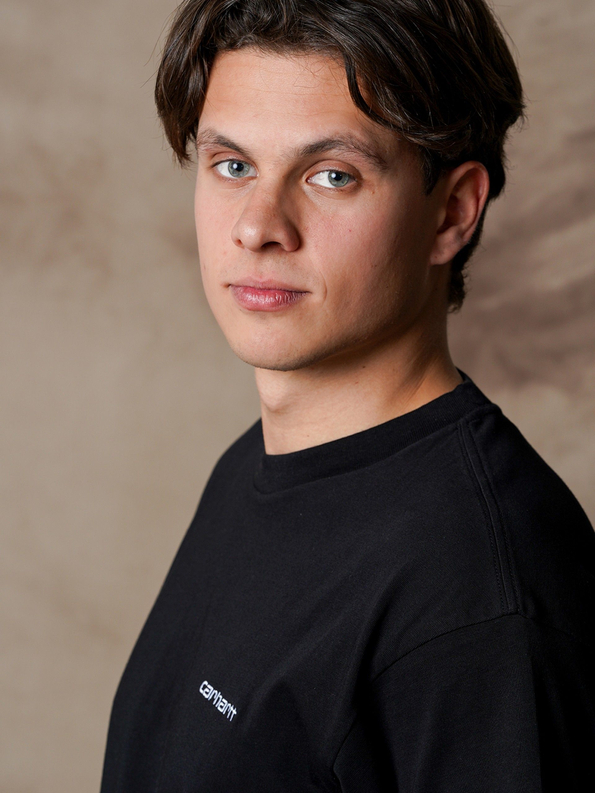 T-shirt Carhartt WIP Script Embroidery Preta