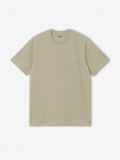 Carhartt WIP Script Embroidery Khaki T-shirt