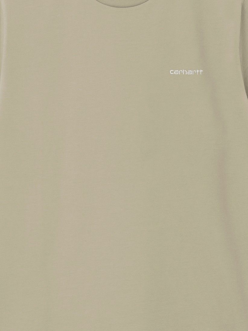 Carhartt WIP Script Embroidery Khaki T-shirt