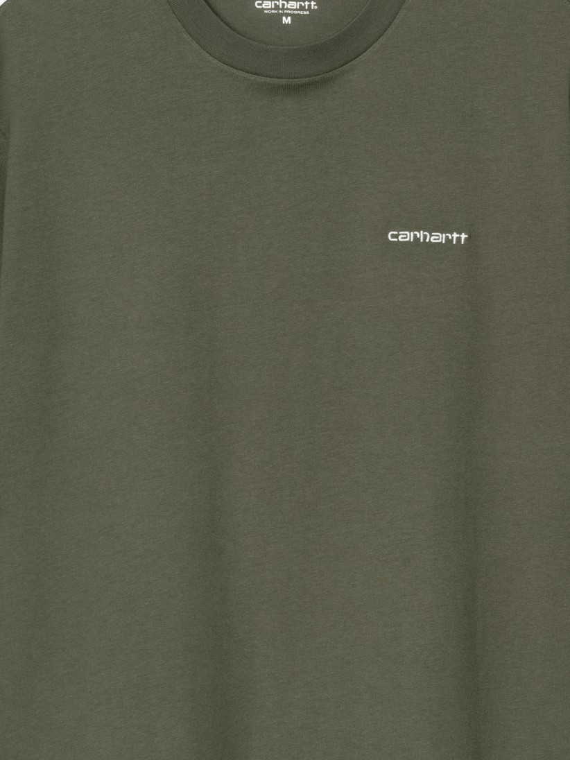 Carhartt WIP Script Embroidery Green T-shirt