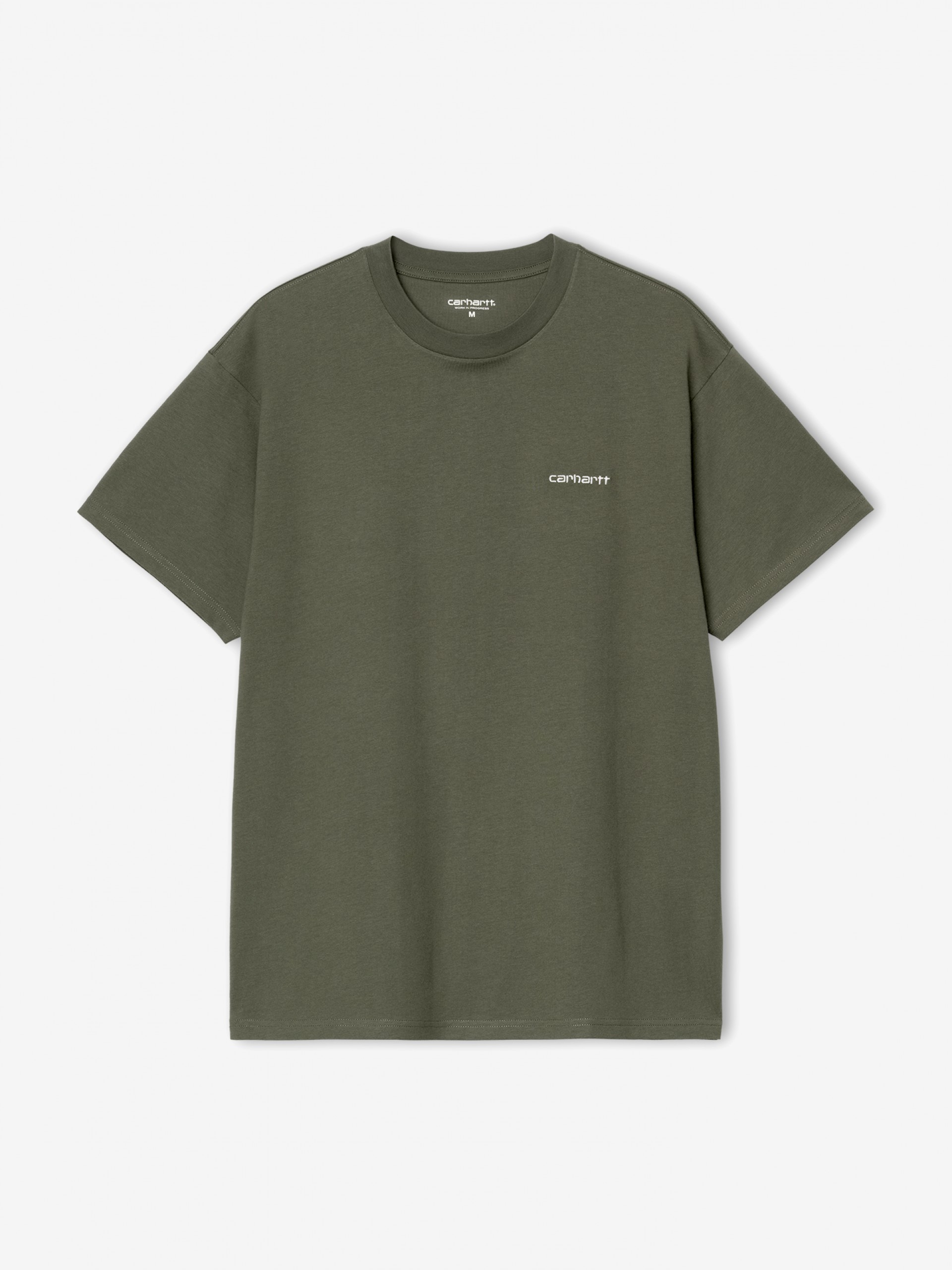 T-shirt Carhartt WIP Script Embroidery Verde