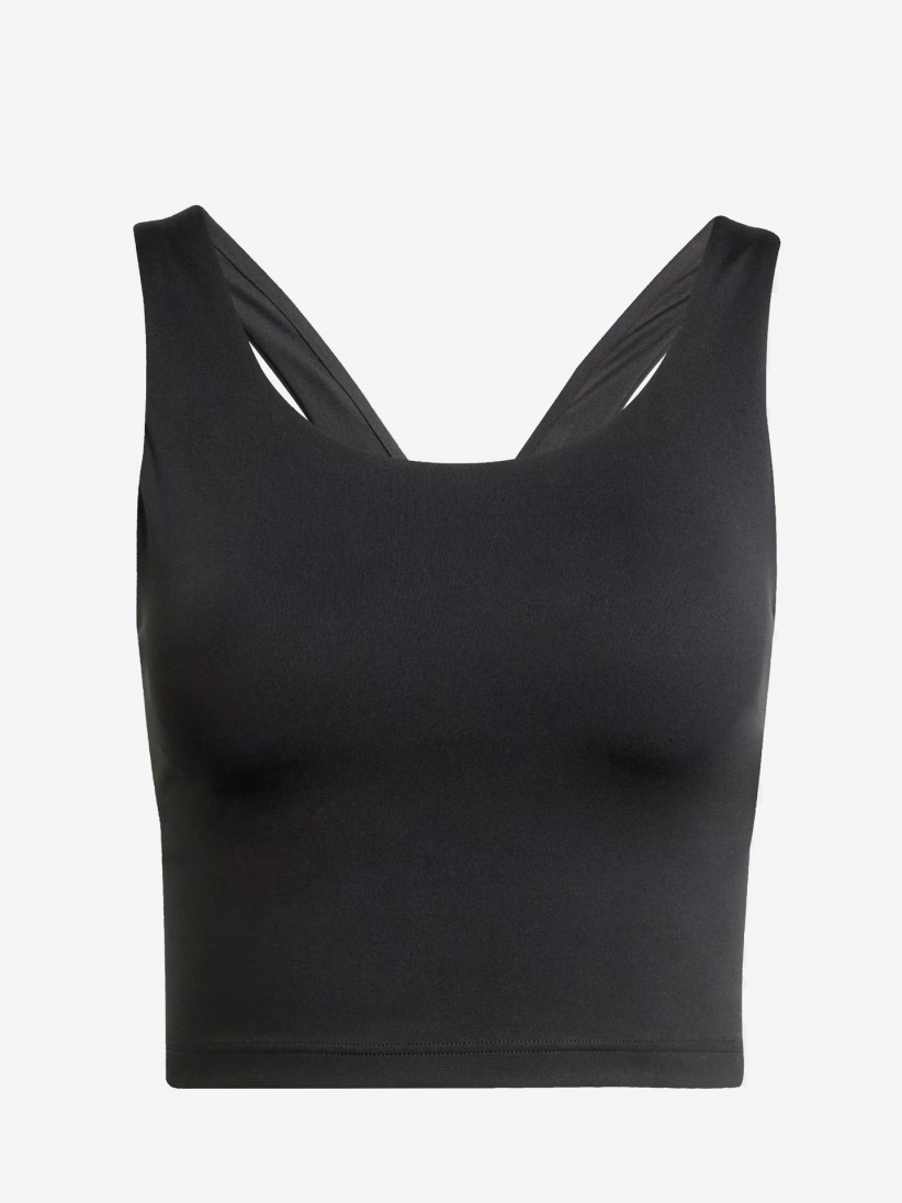 Camiseta de Tirantes con Sujetador de Sujeci�n Media Adidas All Me W Negra