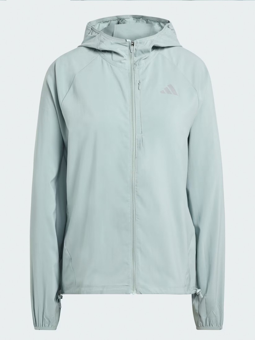 Adidas Adi365 Essentials W Green Running Hooded Jacket