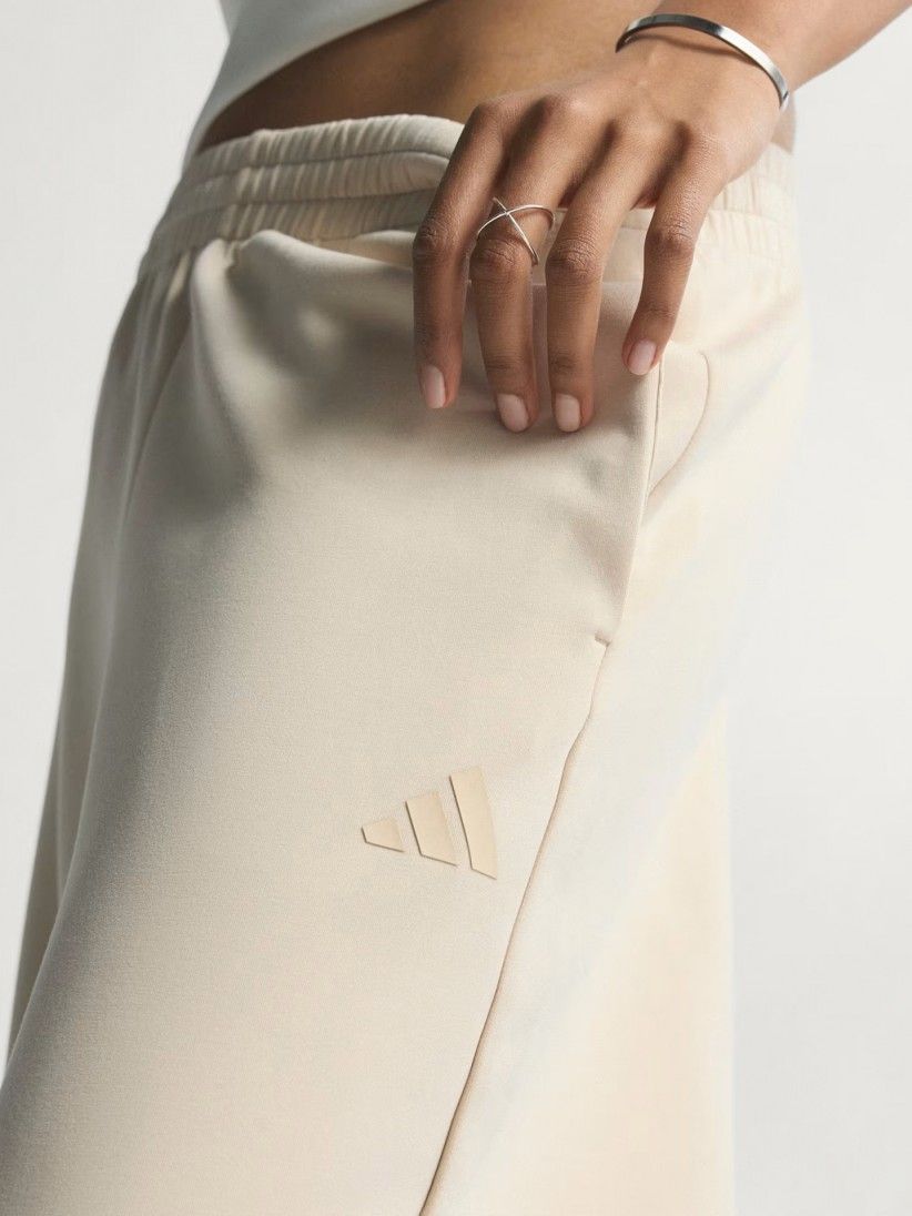 Pantalones Adidas Soft Lux Mid-Rise W Beige