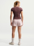 Camiseta de Entrenamiento Nike One Burdeos Para Mujer