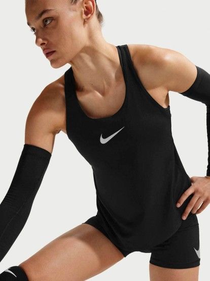 Camisola de Al�as de Treino Nike Pro Dri-FIT Preta Para Mulher