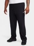 Cal�as Nike Club Fleece Bainha Aberta Pretas Para Homem