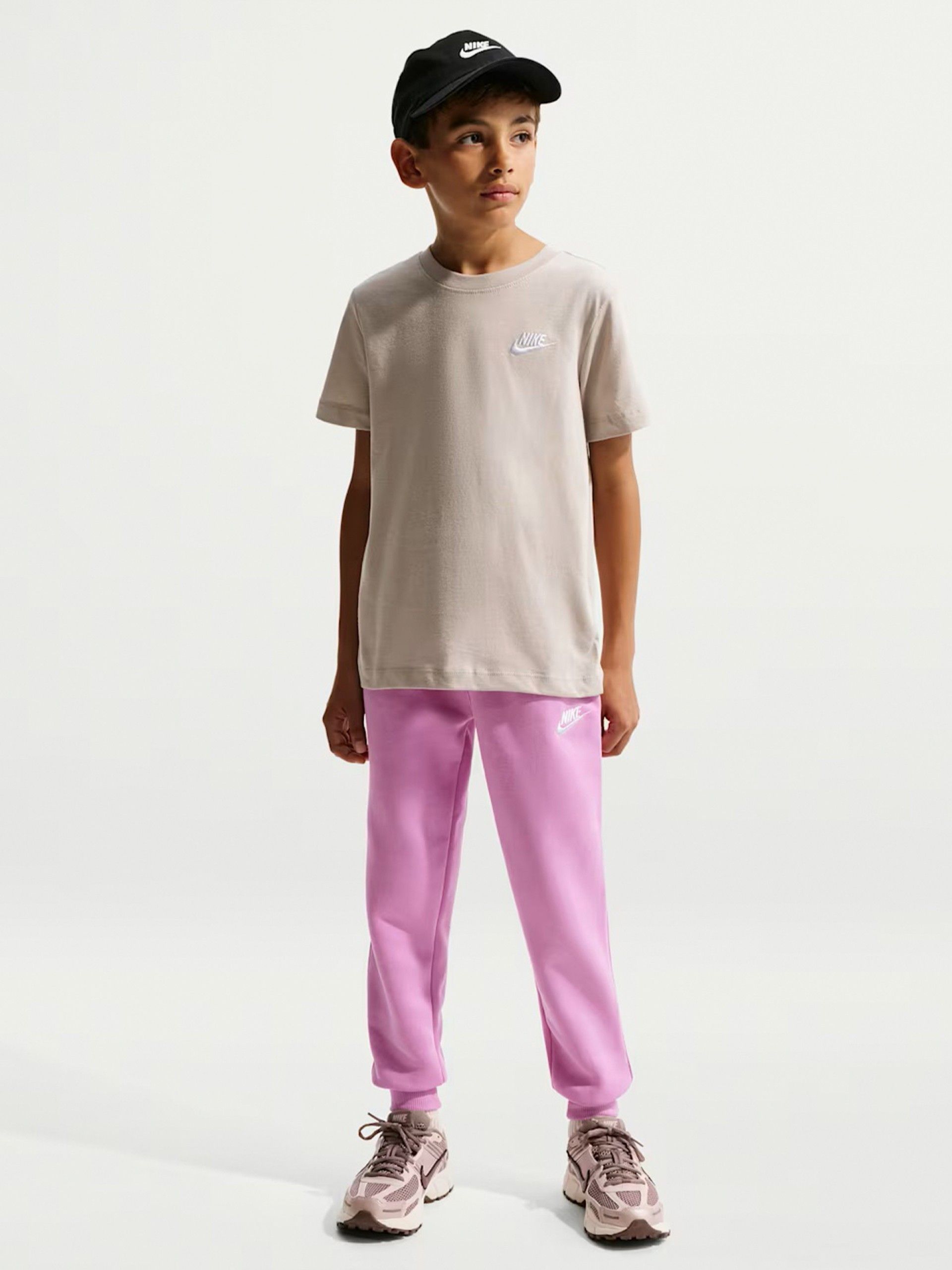 Camiseta Nike Sportswear Júnior Beige