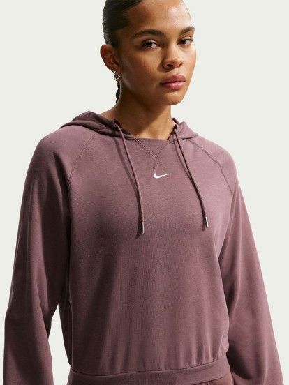 Camisola com Capuz Nike Sportswear Chill French Terry Bordeaux Para Mulher
