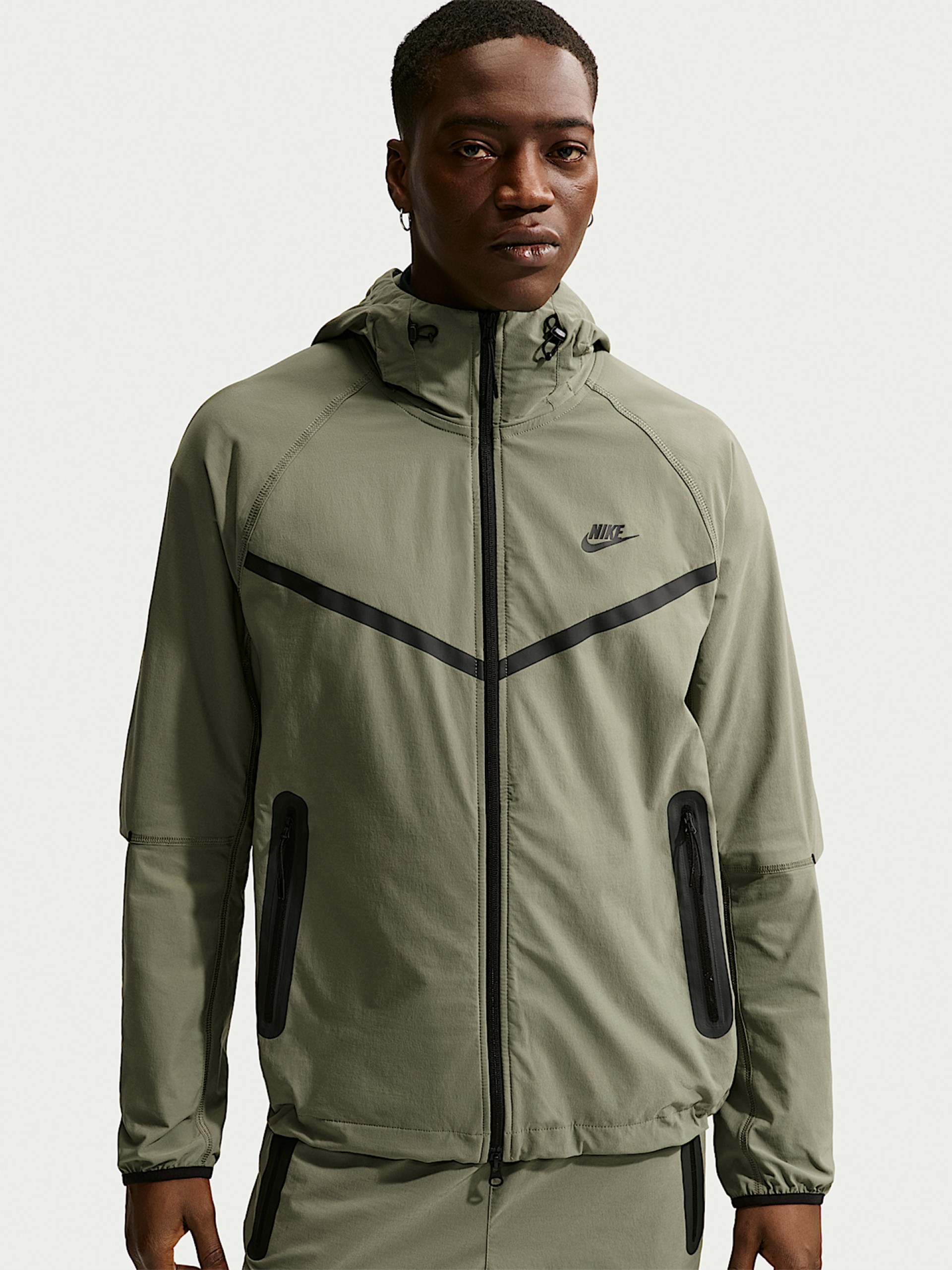 Casaco com Capuz Nike Tech Dri-FIT Verde Para Homem