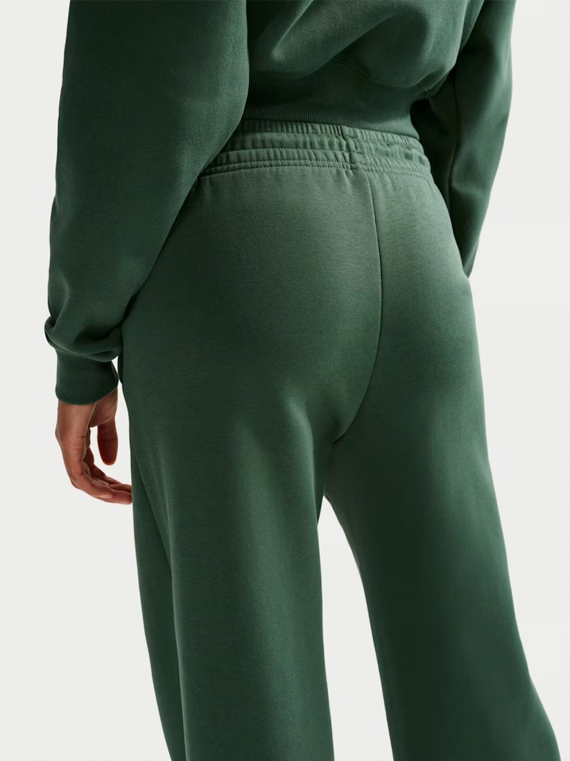 Cal�as Nike Sportswear Phoenix Fleece High Rise Verdes Para Mulher