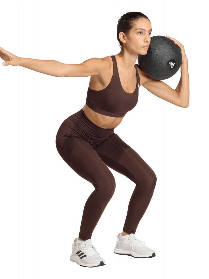 Sujetador Deportivo Adidas Optime Essentials Sujeci�n Media W Marr�n