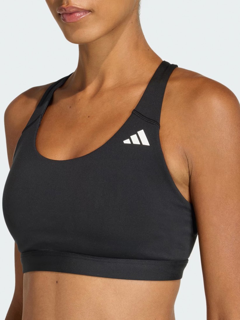 Sujetador Deportivo Adidas Optime Essentials Sujeci�n Media W Negro