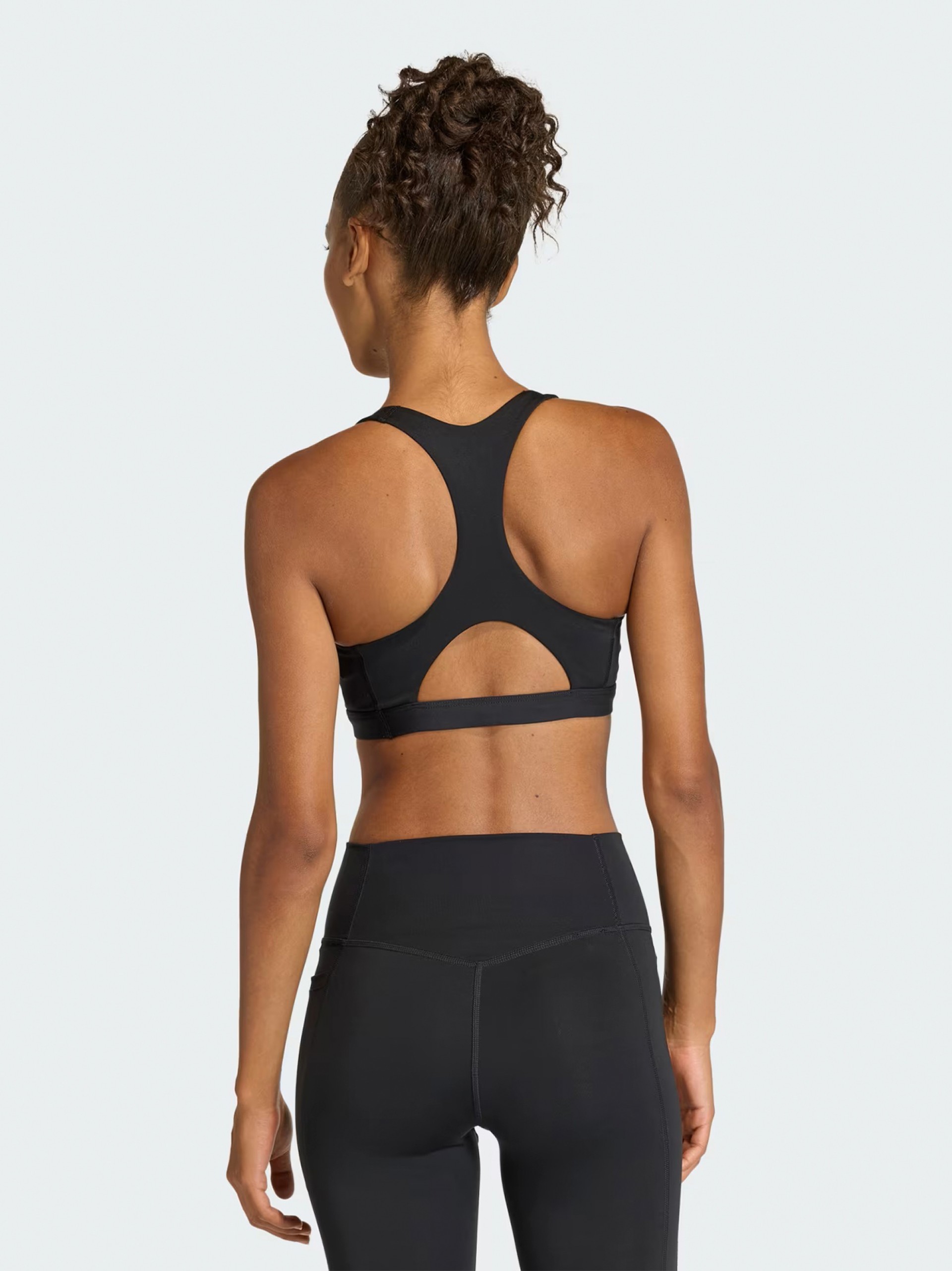 Adidas Optime Essentials Medium Support W Black Sports Bra