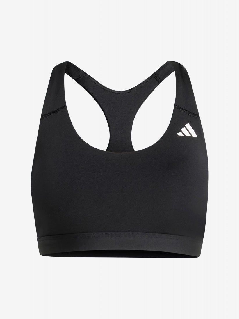 Sujetador Deportivo Adidas Optime Essentials Sujeci�n Media W Negro