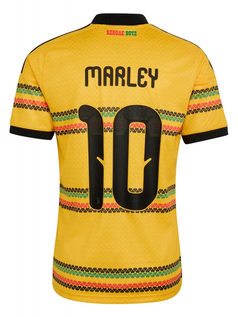 Adidas JFF Jamaica x Bob Marley Home 26 - Marley 10 Jersey
