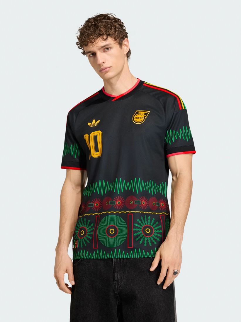 Adidas JFF Jamaica x Bob Marley Away 26 - Marley 10 Jersey