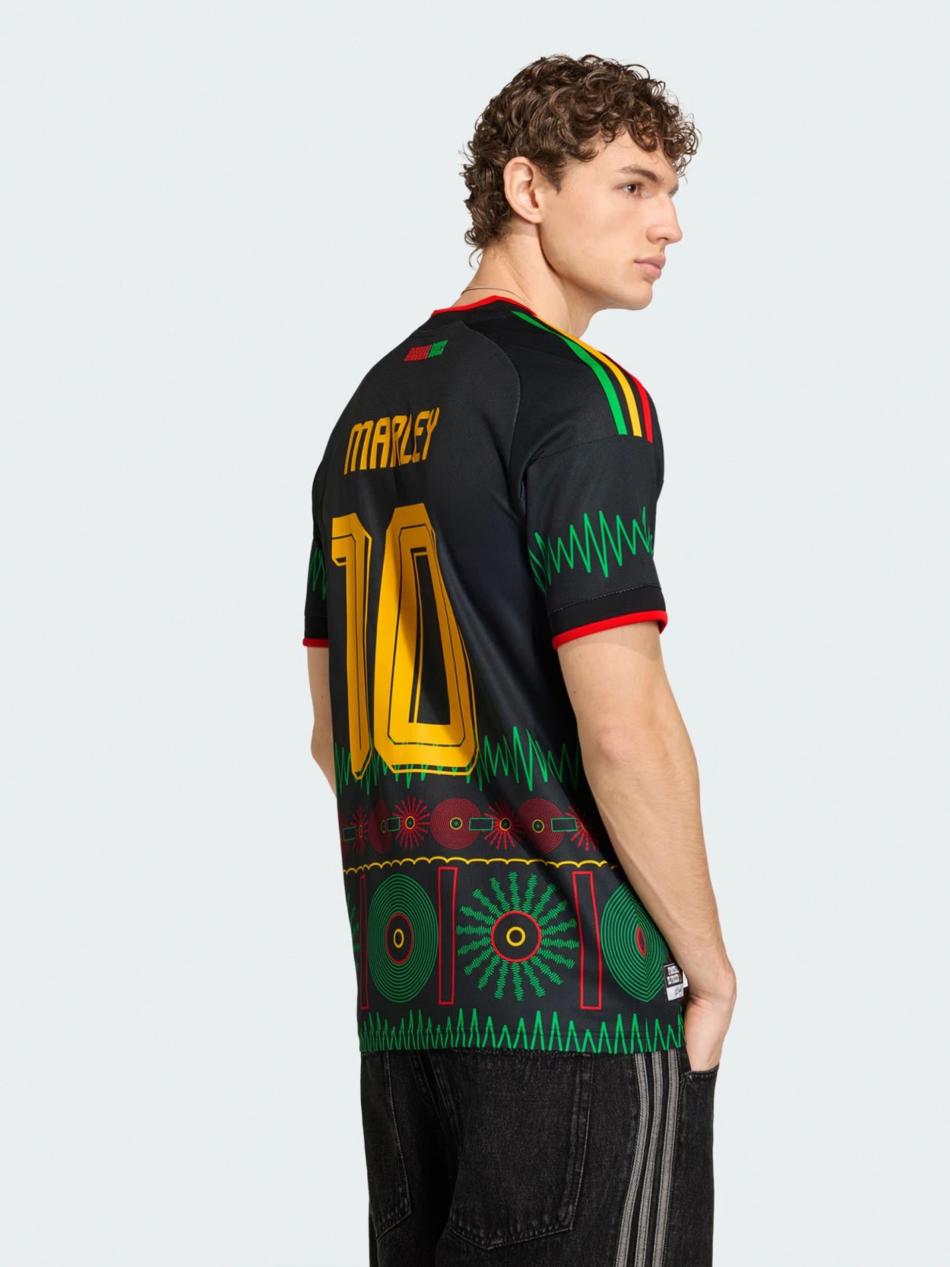 Camisola Adidas JFF Jamaica x Bob Marley Alternativa 26 - Marley 10