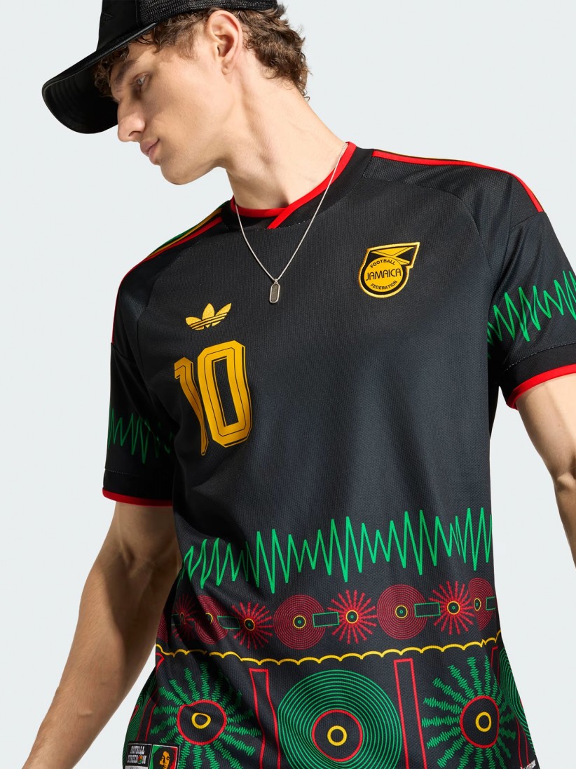 Adidas JFF Jamaica x Bob Marley Away 26 - Marley 10 Jersey
