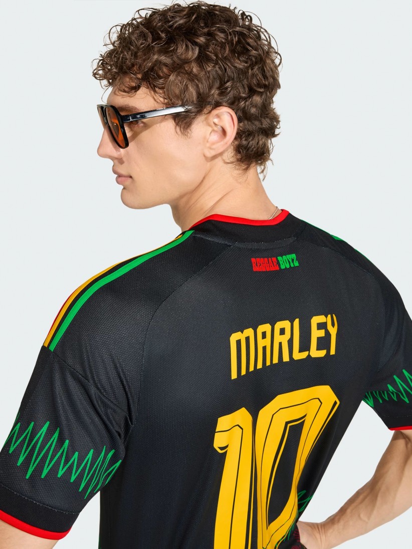 Adidas JFF Jamaica x Bob Marley Away 26 - Marley 10 Jersey
