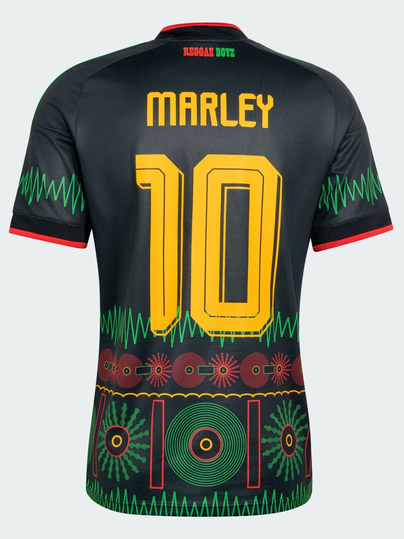 Adidas JFF Jamaica x Bob Marley Away 26 - Marley 10 Jersey