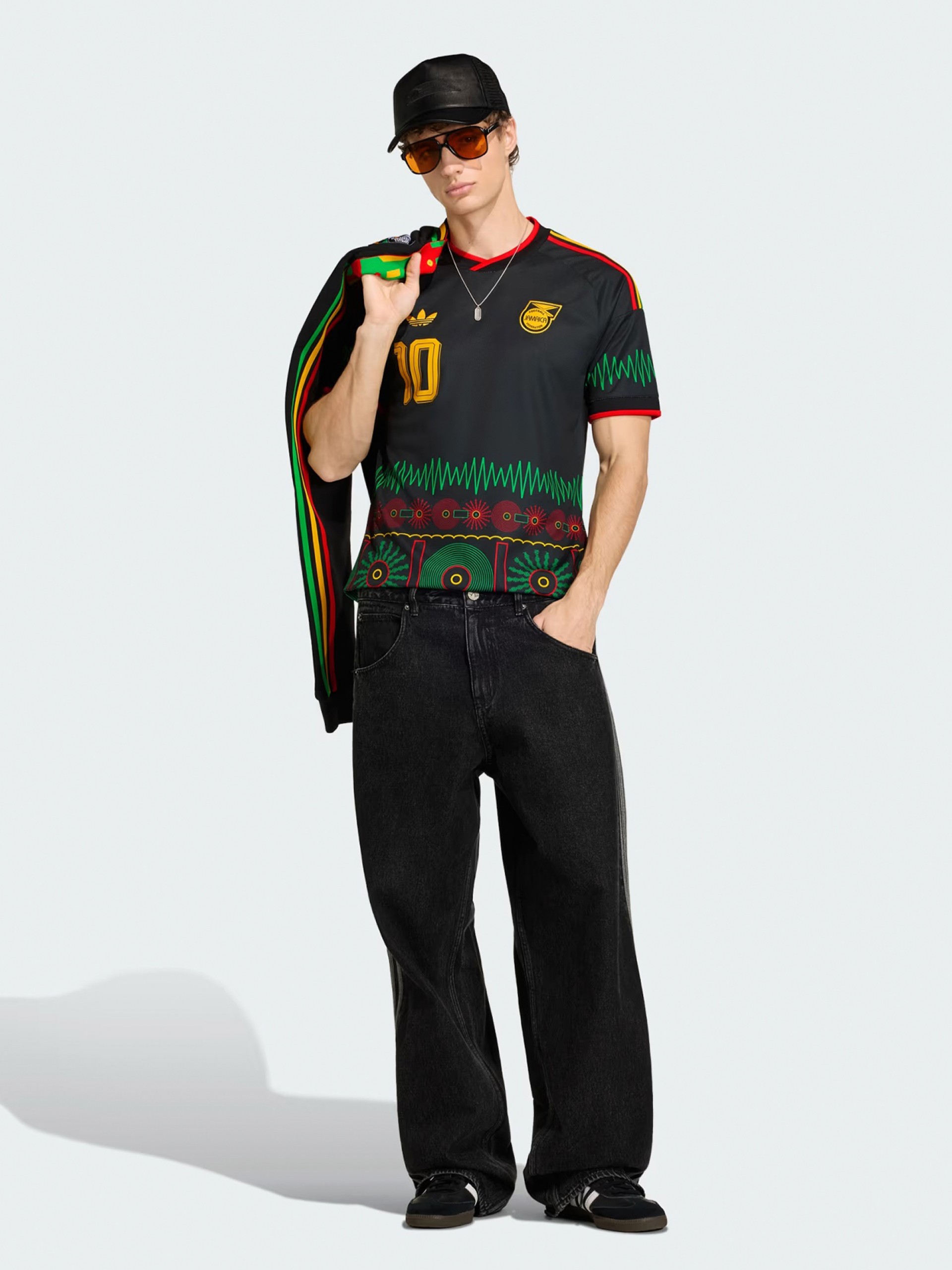 Camisola Adidas JFF Jamaica x Bob Marley Alternativa 26 - Marley 10