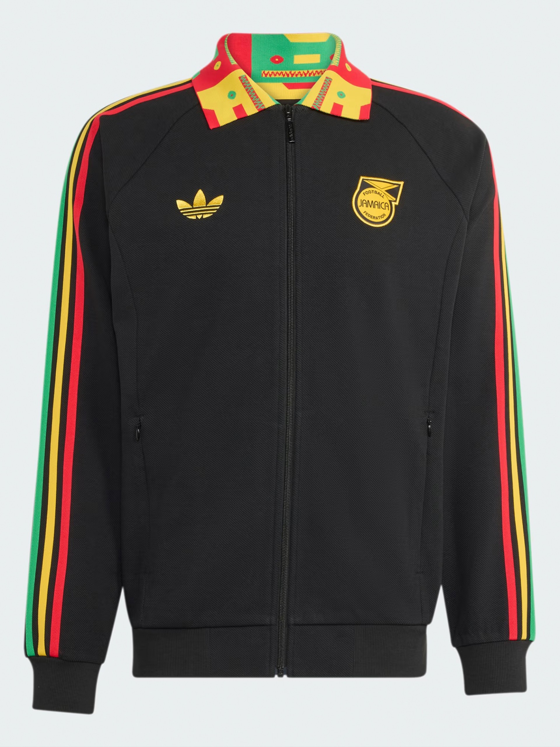 Adidas Anthem Alternative Colours JFF Jamaica x Bob Marley Black Jacket