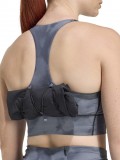 Adidas Adi365 Pocket Graphic Medium Support W Grey Sports Bra Adidas Adi365 Pocket Graphic Medium Support W Grey Sports Bra