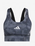 Adidas Adi365 Pocket Graphic Medium Support W Grey Sports Bra Adidas Adi365 Pocket Graphic Medium Support W Grey Sports Bra