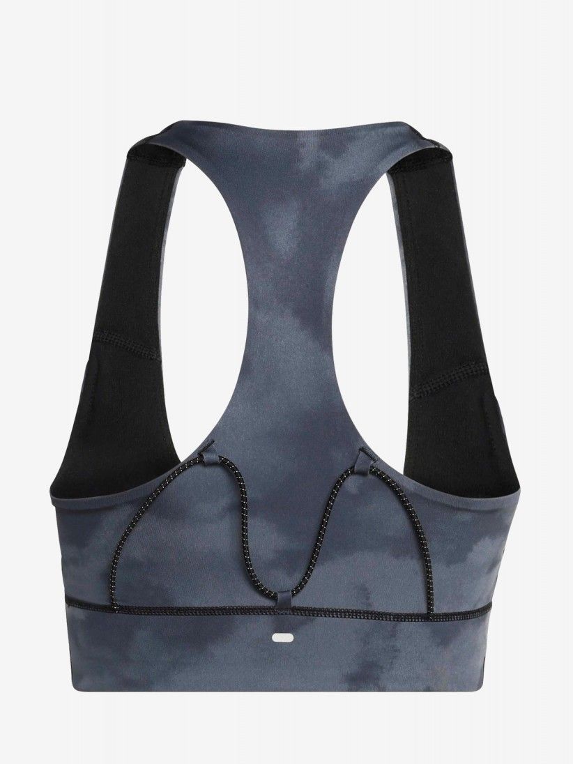 Adidas Adi365 Pocket Graphic Medium Support W Grey Sports Bra Adidas Adi365 Pocket Graphic Medium Support W Grey Sports Bra