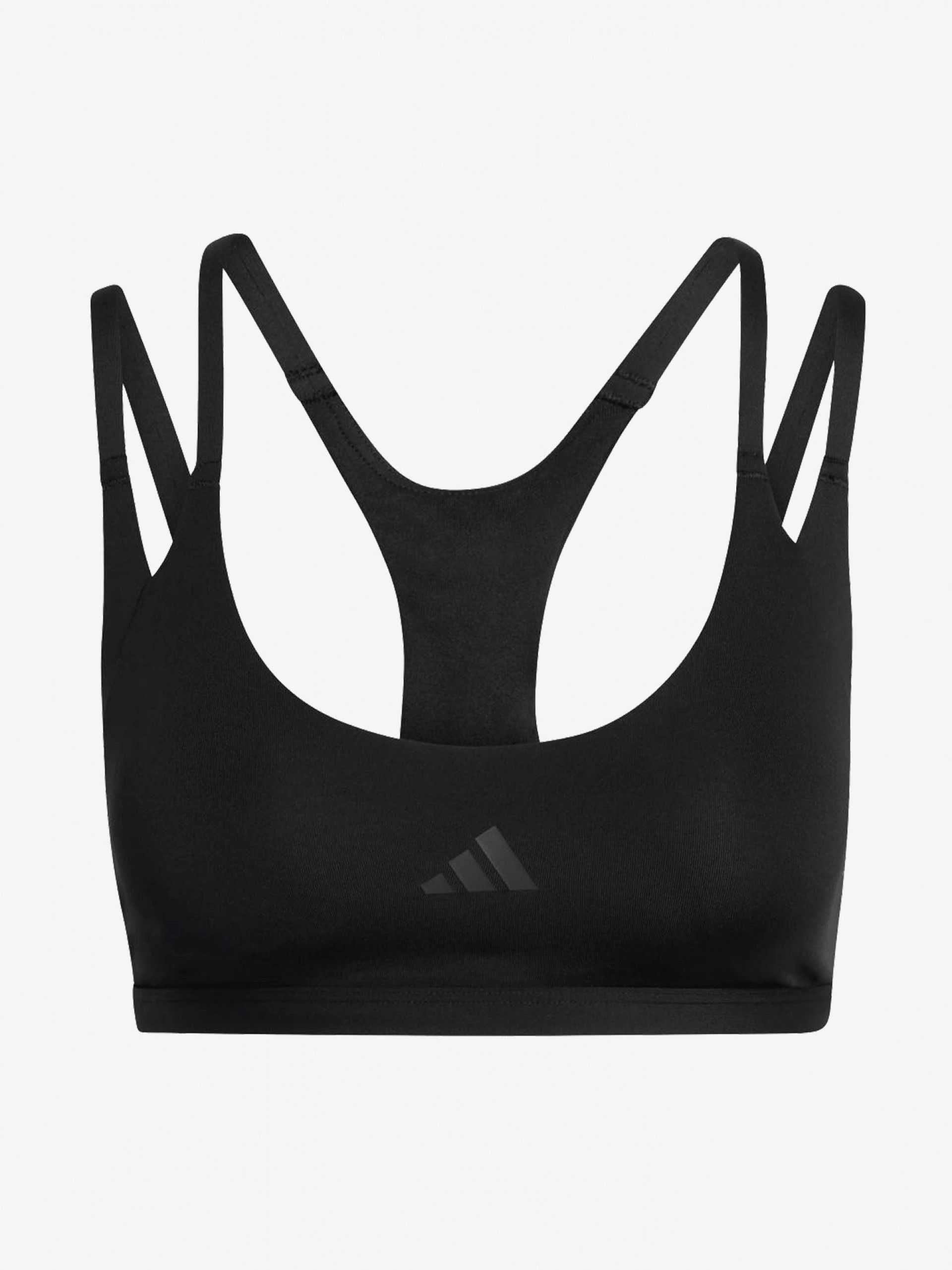 Adidas Optime Strappy Light Support W Black Sports Bra