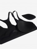 Adidas Optime Strappy Light Support W Black Sports Bra Adidas Optime Strappy Light Support W Black Sports Bra