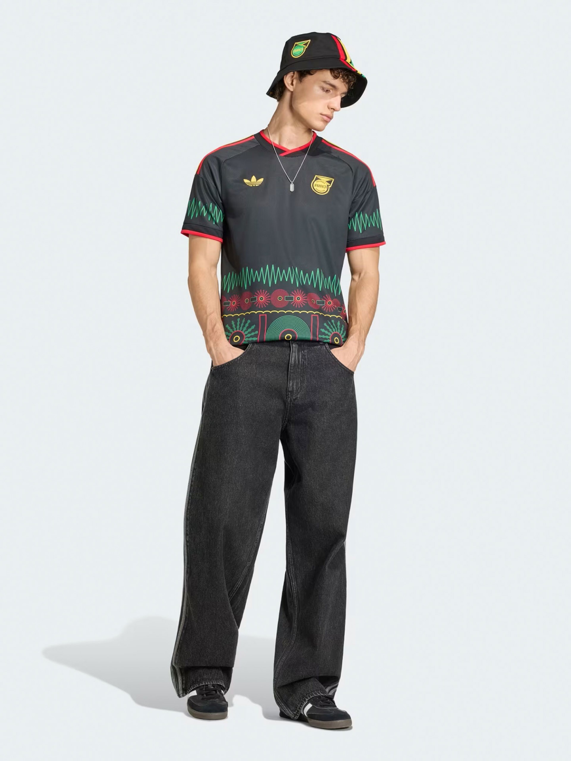 Adidas JFF Jamaica x Bob Marley Away 26 Jersey