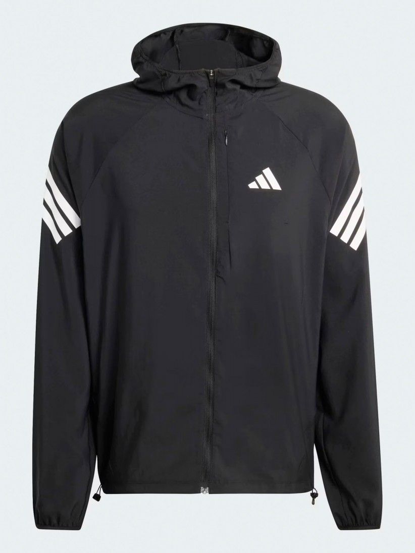 Casaco com Capuz de Running Adidas Adi365 Iconic Preto Casaco com Capuz de Running Adidas Adi365 Iconic Preto