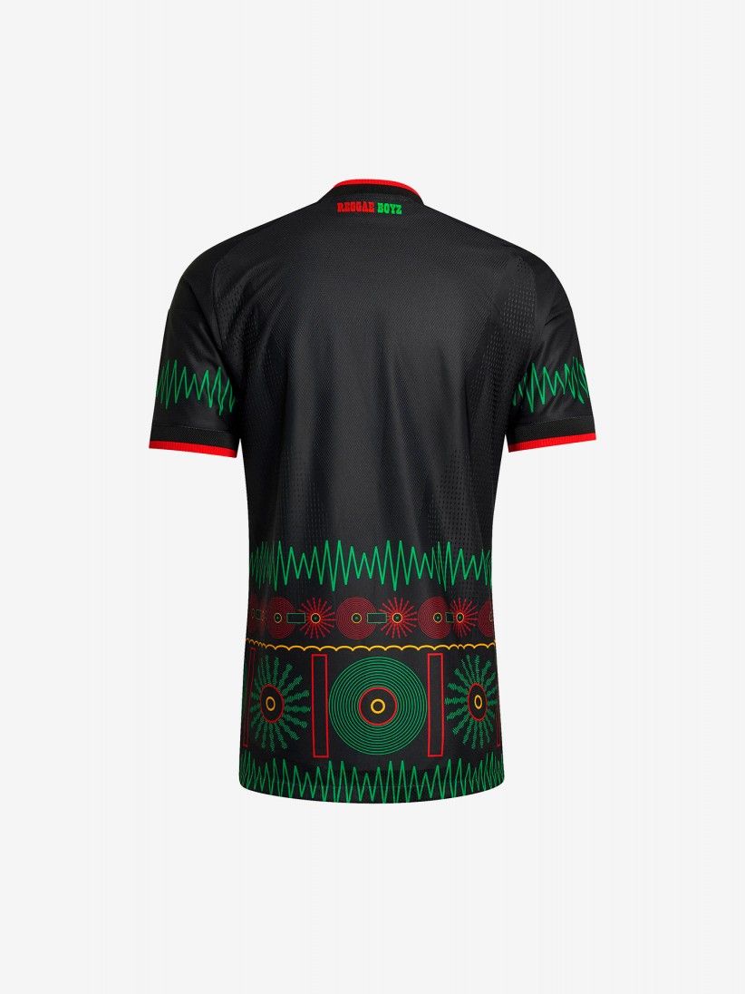 Camiseta Adidas JFF Jamaica x Bob Marley Alternativa Oficial 26