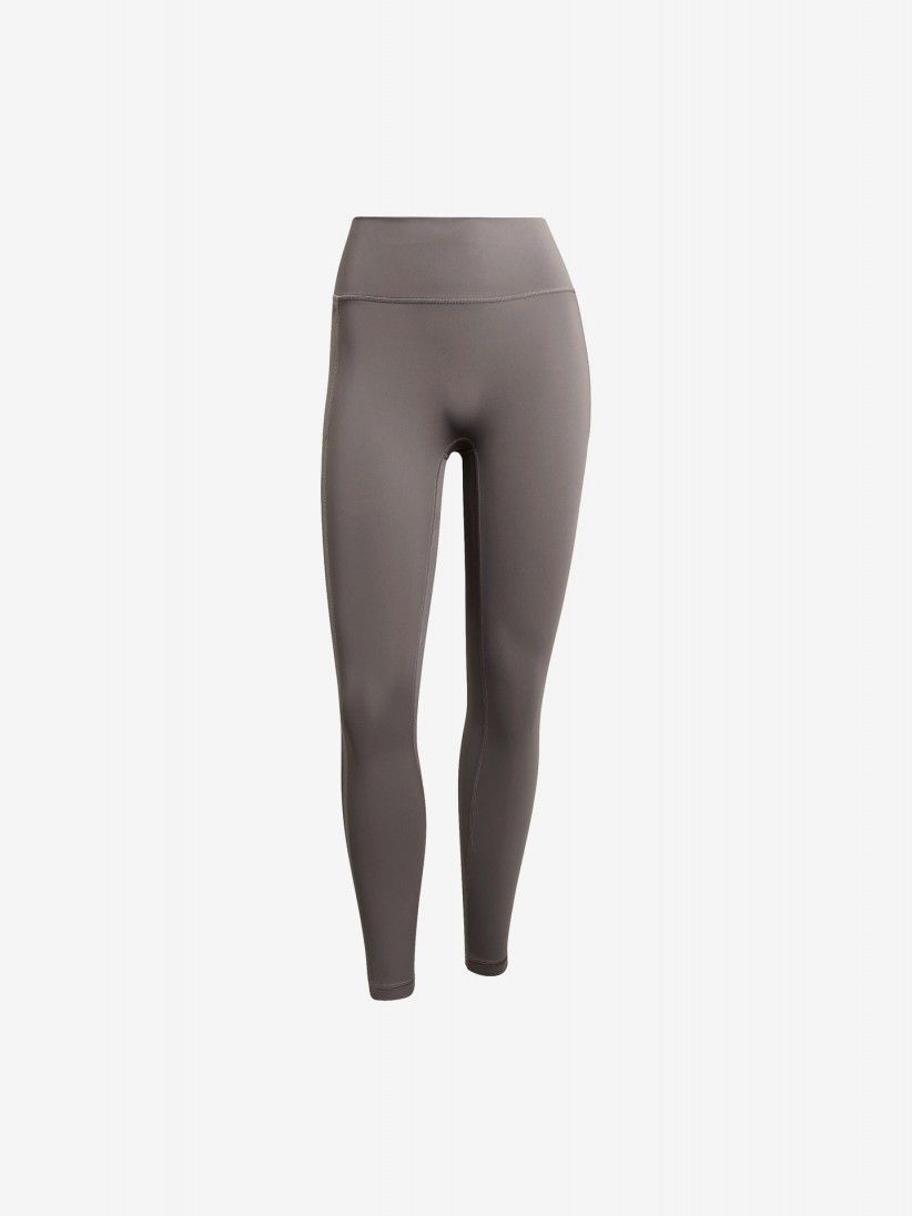 Leggings de Entrenamiento 7/8 Adidas Optime 3-Stripes High-Rise W Grises